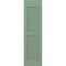 Ekena Millwork 12W x 77H Americraft Two Equal Louver Exterior Real Wood Shutters, Track Green, PR RW101LV12X77TGH - alternate 9